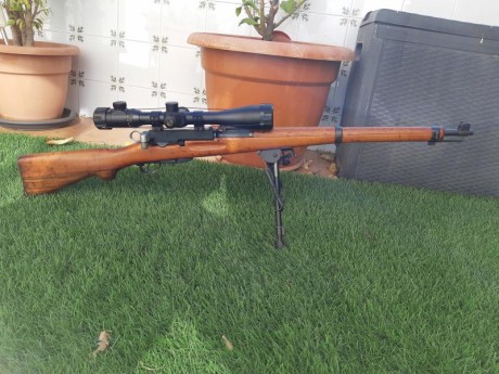 Se vende k31 en muy buen estado. Precio 450 euros. No incluye visor ni la montura. El arma se ha usado 02