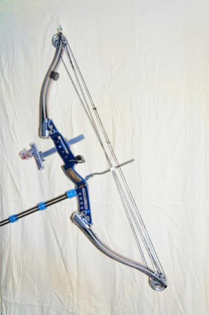 Dos, de tiro (Hoyt-Striker II) y de campo (Mathews-Ovation) en perfecto estado de uso.
Completos, con 01