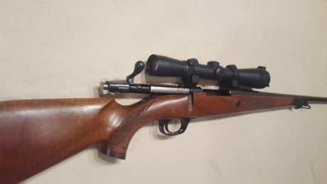 Vendo Rifle Voere Mod 2165 Luxe 300 wm.
Cañón de 66 cm
Gatillo a 800 gr
Bases Warne
Se vende con anillas 00