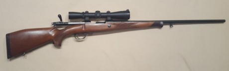 Vendo Rifle Voere Mod 2165 Luxe 300 wm.
Cañón de 66 cm
Gatillo a 800 gr
Bases Warne
Se vende con anillas 10
