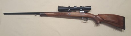 Vendo Rifle Voere Mod 2165 Luxe 300 wm.
Cañón de 66 cm
Gatillo a 800 gr
Bases Warne
Se vende con anillas 20