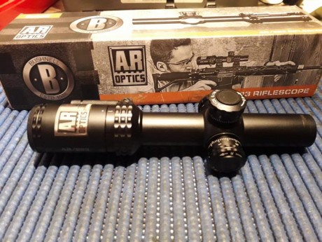 Vendo visor bushnell ar 1-4x24 btr ret. Iluminada..a estrenar¡¡..por 300€..portes incluidos a península.. 01