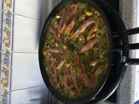 Hoy para comer acelgas hervidas y chuletón de vaca gallega vieja con seis semanas de maduración en cámara 160
