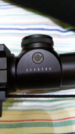 Visor Leupold Vari X  de 1,5-5x20 retícula dúplex ideal para tiros en montería y batidas por su pequeño 12