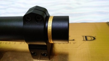 Visor Leupold Vari X  de 1,5-5x20 retícula dúplex ideal para tiros en montería y batidas por su pequeño 11