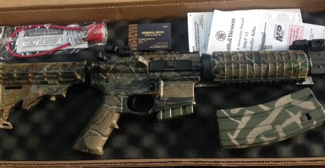 S&W MP15 300BLK    miras abatibles CAA y cargador de colección de 30, candado y documentación original. 00