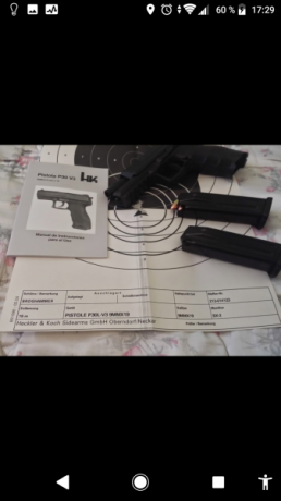 Hola vendo pistola semiautomatica doble accion, y guiada F, H&K P30L, cal. 9mm, en magnifico estado 01