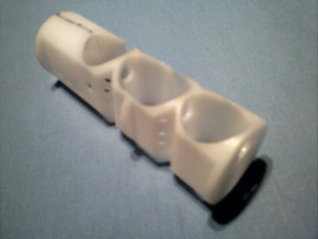 Se trata de poner un moderador a una Gamo PR-15 con cañon de la Compact, que sobresale unos 25 mm, dejando 31