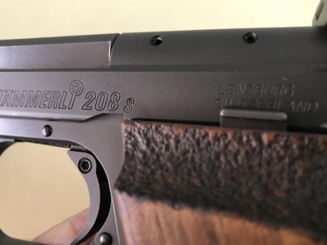 Saludos a la gente del foro, mi amigo Jacinto. Vende esta fabulosa pistola Hammerli 208 S del 22. La pistola 00