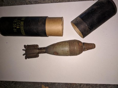 Se venden o se cambian estás granadas inertes, podéis preguntar

INSTALAZA tipo I M.61 DE INSTRUCCION: 10
