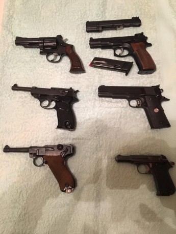 Un amigo abandona el tiro por problemas de salud y pone a la venta estas armas
Lumger p08 
Cz 75 con los 00