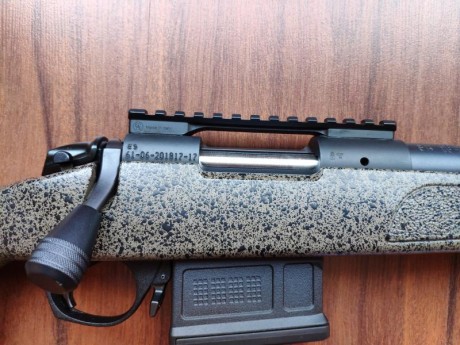 Se vende Bergara b14 hmr en calibre 308w con cañón de 24 pulgadas. Todo en perfecto estado. Tiene un carril 30