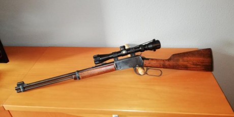 Se pone en venta carabina de la marca Erma-Werke modelo EG 71del calibre 22, en perfecto estado de funcionamiento, 01