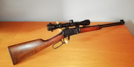 Se pone en venta carabina de la marca Erma-Werke modelo EG 71del calibre 22, en perfecto estado de funcionamiento, 00