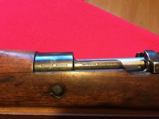 Vendo mi Mauser Argentino de 1909, en muy buen estado, todos los números de cerrojo, acción y maderas 10