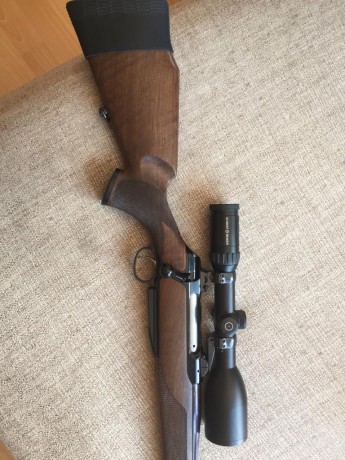 Vendo o cambio rifle Saueer 202 custom (serie limitada),tiene algún pequeño roce del uso, con bases Apel 02