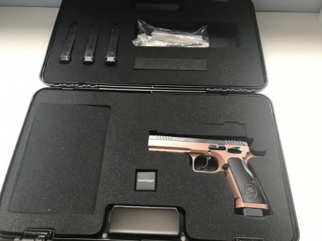 Se vende Tanfoglio Stock 3 Xtreme comprada nueva en Febrero del 2018.El arma está afinada en armería para 02