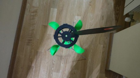 Buenas, pues aquí os dejo una veleta que he diseñado a petición de un buen amigo. Me pidió una veleta 30