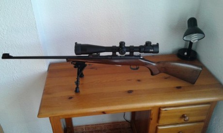 Hola vendo carabina CZ-22  modelo 452, con visor 10-40x50, y bipode, todo muy nuevo  la carabina con muy 01