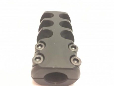 Vendo freno de boca de la marca Grizzly modelo Defcon 1, es con el sistema clamp-on, esto es para cañones 01