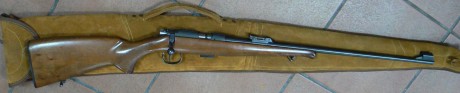 Hola, vendo carabina CZ 452, como sacada de fábrica.
1 cargador de 5 disparos.
Funda de piel.
Escribo 00