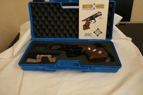 Vendo pistola Match Guns MG1e, para competir a 10 m, en perfecto estado de conservación como se puede 01