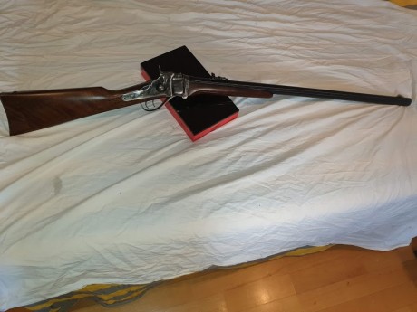 Hola, en venta rifle SHARPS IAB 45 70 cartucho metalico
Precio 700eur
Actualmente guiado en AE
Esta en 02