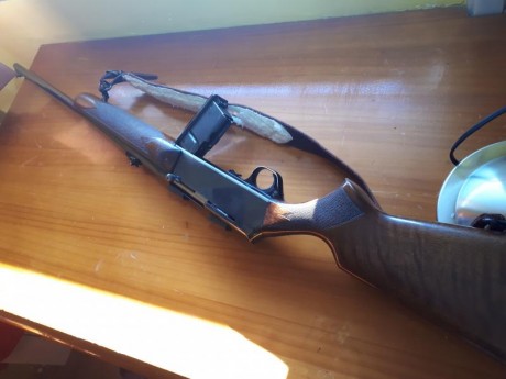  se venden armas por dejar la afición temporalmente 

 RIFLE SEMIAUTOMATICO BROWNING BAR, CAL 7 MM, DOS 02