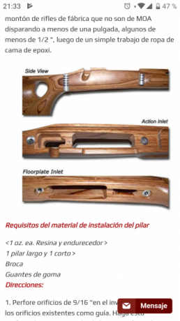 Buenas tardes, retomo un antiguo post sobre el apriete de los dos tornillos del guardamanos de la culata, 60