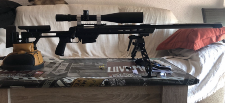 Señores vendo un súper juguete del 308 que no uso un Bergara B-14 BMP Súper varmint con cañón de 28” con 01
