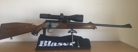 Vendo carabina  BLAZER MODELO R8 LUXUS 
Calibre 22
MADERAS GRADO 4, culata con carrillera bávara Y cantoneras 02