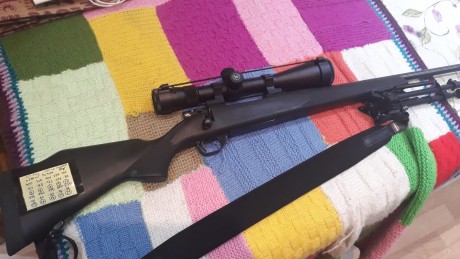 Un amigo quiere vender su wheaterby vanguard, calibre 257 wheaterby, muy poco uso y bien cuidado, se entrega 01