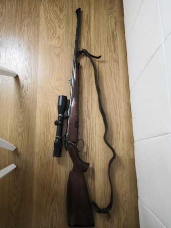 Vendo Steyr Mannlicher SBS 96 Luxus, calibre 300 W.M., correa de piel, Gatillo pelo francés, visor Docter 00