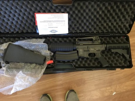 Réplica del fusil M4A1 RANCHER, esta vez con un especial del fabricante Evolution Airsoft. Fabricada en 00