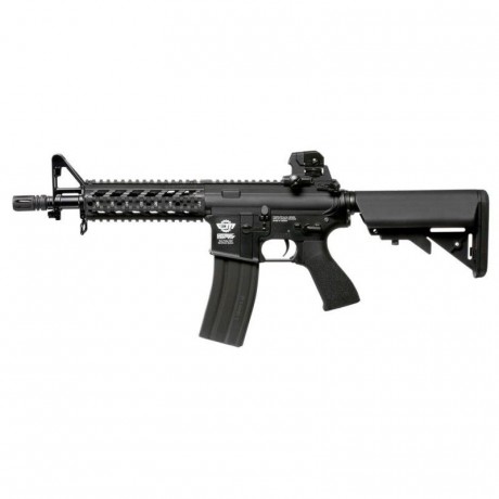 Fusil eléctrico CM16 Raider. Fabricada en Polímero Reforzado. Los rodamientos son de 8mm. Réplica con 02