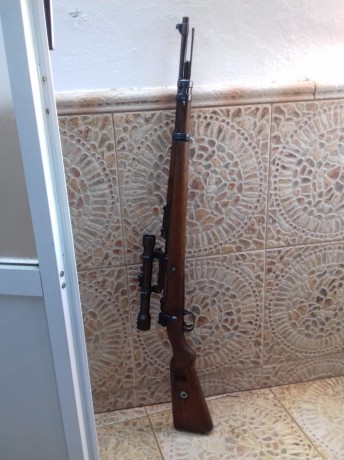Vendo fusil k.98  noruego de 1937  calibre 308w con monturas y visor de época 800 euros.

También que 00