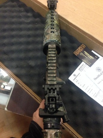 S&W MP15 300BLK    miras abatibles CAA y cargador de colección de 30, candado y documentación original. 71
