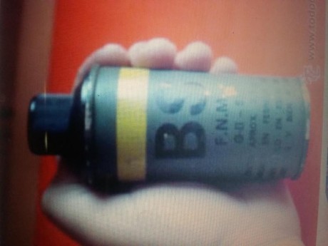 busco para coleccionismo botes de humo o lacrimogeno( BO,BL,BLS,BS... ) fabricados en la fabrica nacional 00