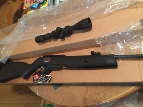 También vendo gamo igt mach1 con visor 3-9 gamo sin estrenar ganada en tirada de plato precio  180 00
