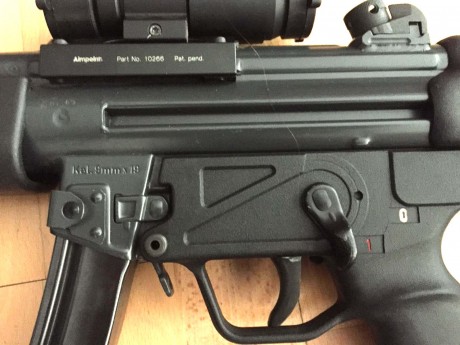 VENDIDA, gracias a todos. Se vende carabina semiautomática Brugger & Thomet modelo 96, calibre 9x19mm 01