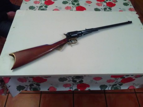 Buenos días,  un amigo me pide que le ponga a la venta un revolver carabina marca pietta de calibre .44, 10