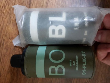 busco para coleccionismo botes de humo o lacrimogeno( BO,BL,BLS,BS... ) fabricados en la fabrica nacional 40
