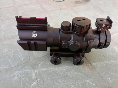 Saludos. Vendo visor COMPACT SCOPE 4x32, para carabinas de air soft. Usado sólo una vez (Por dejar este 02