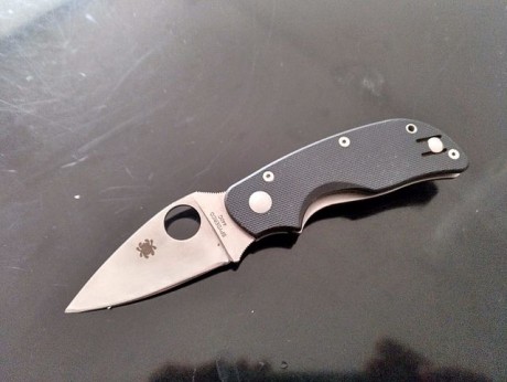 Pngo a la venta Spyderco cat
Usada, pero en perfectas condiciones. Recién afilada
Acero 440C
6cm de hoja
15cm 00