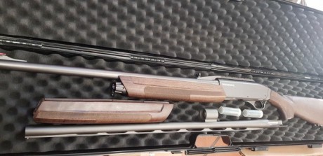 Por necesidad un amigo vende está escopeta sin estrenar 
Cañón de bala de 61 y cañón de 71 con polichoques 00