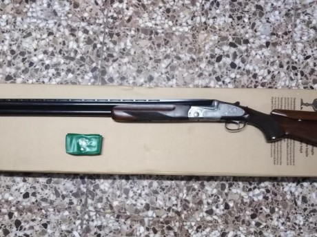 Vendo Escopeta CY COUNTY 400 CALIBRE 12 fabricada por los operarios de la antigua Sarriugarte. Pletina 02