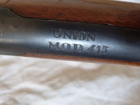Hola, me han ofrecido una carabina de palanca, marca Union, del 44 se que lo fabrico Garate y  fue una 72