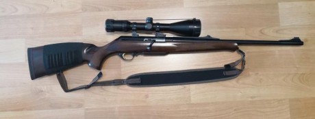 Se vende Rifle Browning 7mm Remington Magnum, acción cerrojo rectilíneo, capacidad 3+1.
Muy cuidado y 01