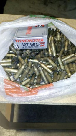 Cambio 170 unidades de vainas usadas del 307w por unas pocas del 444 marlin. 00