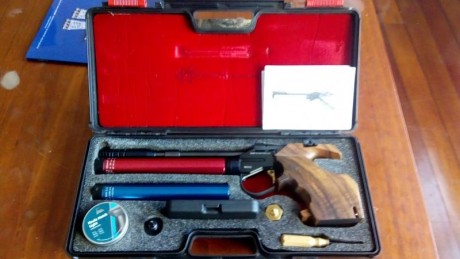 Vendo pistola competición , muy buen estado de cuidado y conservación.
El arma no necesita retoque de 01